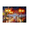 Van Gogh Series Modern High Definition Oil Painting Living Room Wall Decoration Painting City Night Painting Core