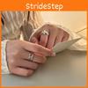 Trendy Copper Geometric Ring For Women With Adjustable Open Design For Elegant Fashion Style