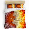 Firefighter Tool Flame Duvet Cover Bed Bedding Set For Double Home Textile Quilt Cover Pillowcases Bedroom Bedding Set No Sheet