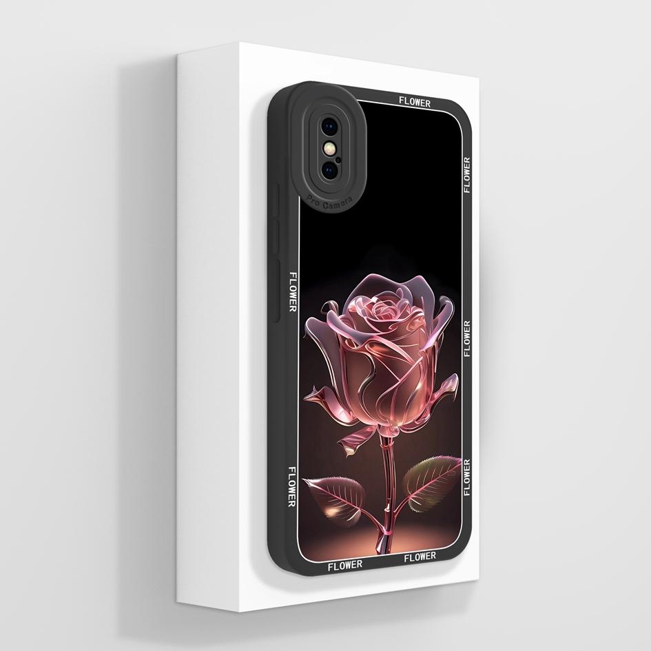 Для Apple iPhone X XR XS SE 6 7 8 11 12 Pro Max Plus Mini чехол для телефона роскошный цветочный узор мягкий жидкий силиконовый противоскользящий защитный чехол для iPhone