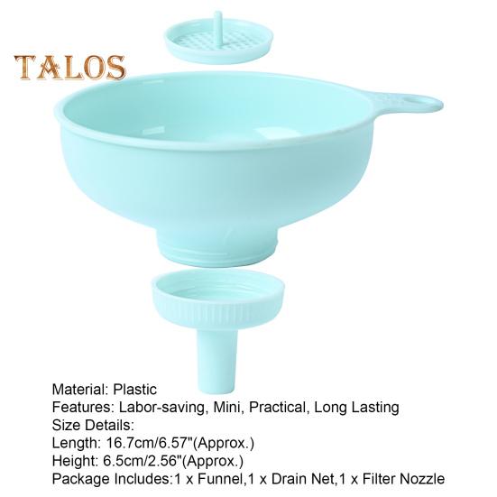 1 комплект, воронка для варенья, съемная сетка, многофункциональная легкая практичная воронка для переноса порошка, инструменты для ресторана