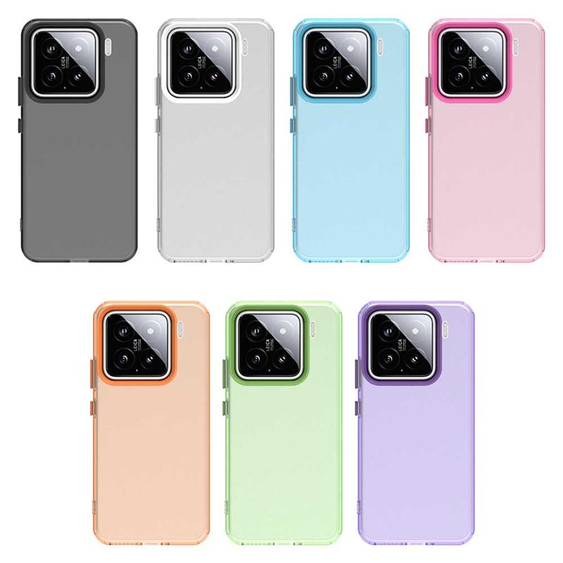 For Xiaomi 15 Case Cover Xiaomi Mi 15 Capas New Shockproof Back Transparent Colour Frosted Matte Clear Fundas Xiaomi 15 Xiaomi15