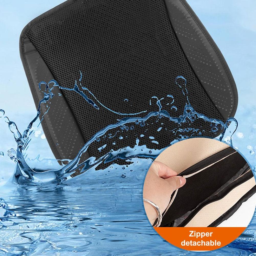 Подушка для сиденья автомобиля с USB-вентилятором, быстро продуваемая, вентилируемая, ледяной шелк, вентилируемая, летняя, охлаждающая, воздушная, чехол для сиденья для Univers