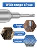 SDS Plus Ground Rod Driver 30/45/65 мм Сверхмощный заземляющий стержень Стальной сверло-шуруповерт для электрического молотка