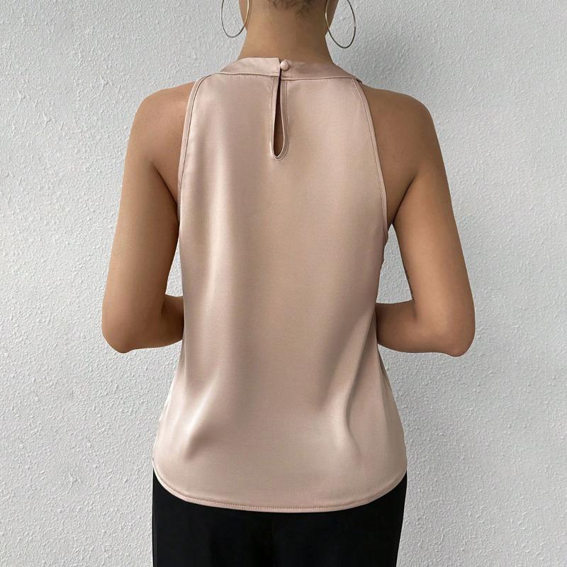 Женская атласная рубашка Haute Couture, летняя блузка