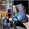 Для Samsung Galaxy A57 A56 5G A55 A54 A53 A52 A35 A17 A16 A15 A14 A13 Чехол Совместимый с Магнитным, Тонкий Чехол с Сильным Магнитом