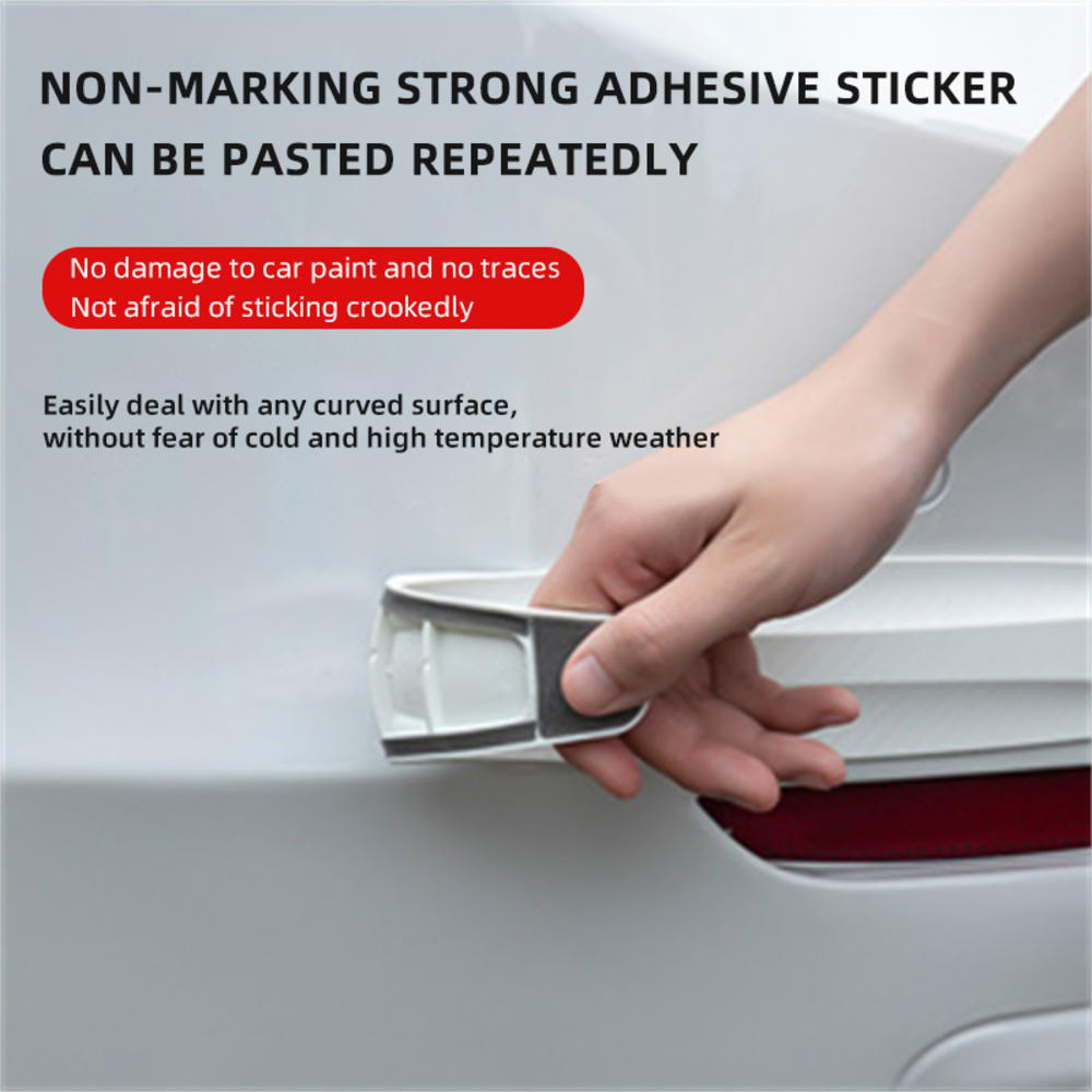 2Pcs Car Bumper Protector Strip Guard Corner Body Protection Strips Scratch Protector Anti-collision Stikcer Auto