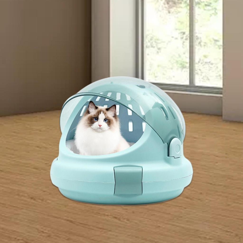 Cat Carrier Pet Travel Dog Crate Lightweight Small for Outdoor Use