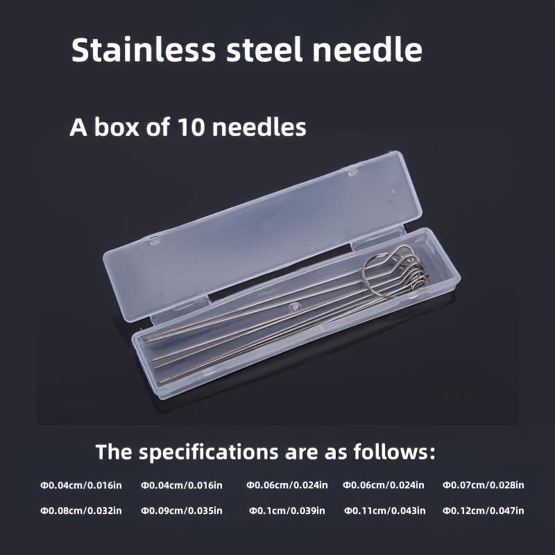 1 Коробка 10 шт. Иглы для чистки душевой лейки Очиститель засоров насадки для душа Инструмент