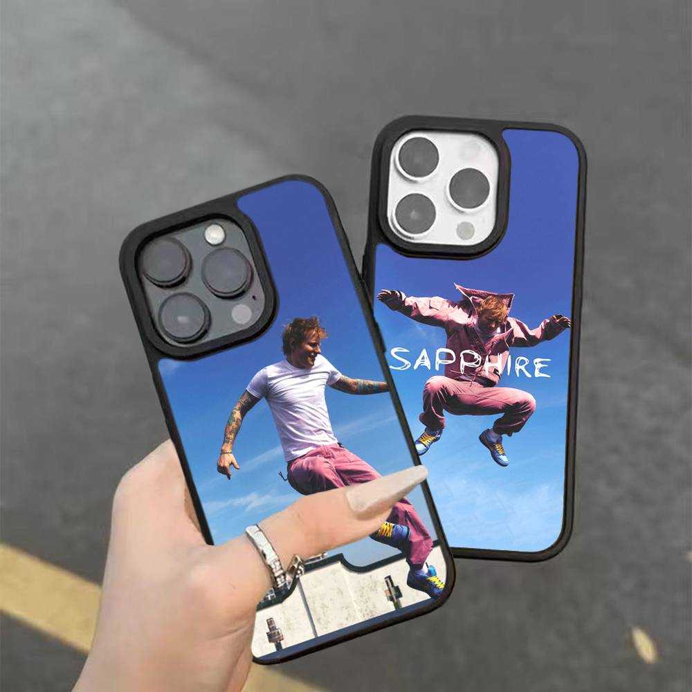 Певец Эд Ширан Для iPhone 17 16 15 14 13 12 11 Pro Max Plus Ударопрочная задняя крышка телефона из ПК+ТПУ