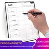 Magnetic Dry Erase Refrigerator Calendar and Writing Board