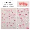 5D Relief Bowknot Nail Stickers Adhesive Gel Polish Decals Manicure Ribbon Bow Tie for DIY Nail Art Decoration And Salon Use