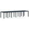 Garden Dining Set 13 pcs Anthracite Poly Rattan