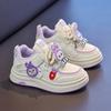 Спортивная обувь для девочек 2025 новая осенняя обувь для мальчиков детская модная мультяшная повседневная обувь студенческая белая обувь тренд
