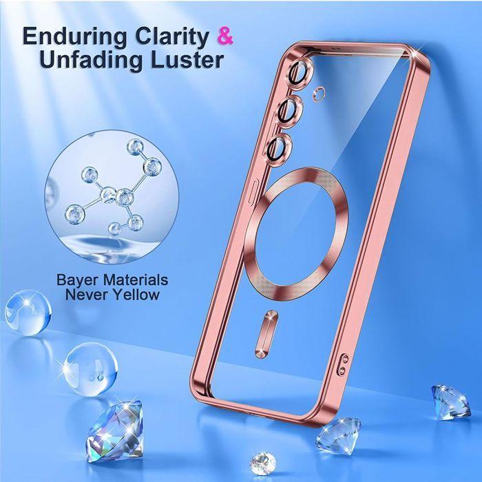 Защитный чехол - BOOLING - для Samsung Galaxy A56 5G - Розовый - Ударопрочный - С Магнитным Кольцом