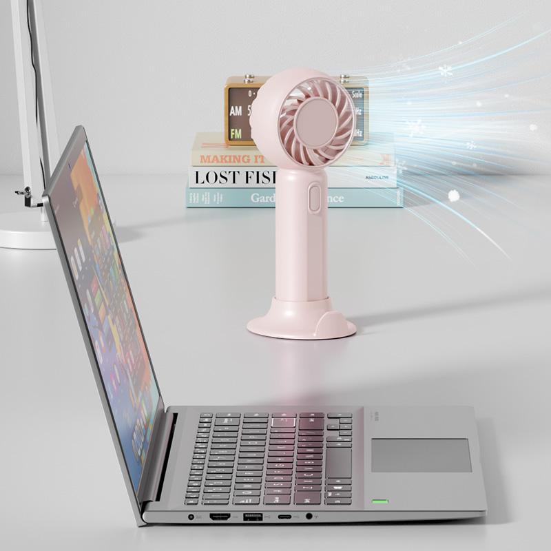 Handheld Small Fan Portable USB Fan Rechargeable Ultra-long Life Fan Desktop Fan