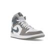 Air Jordan 1 Mid SE Patent Cool Grey Unisex Sneakers White Medium-Grey HF3216-100