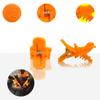 10Pcs S/L Reusable Perm Hair Clip Man Hair Curl Styling Clamps Barbershop Salon Hook Loop Hair Rollers Short Hair Perm Tool