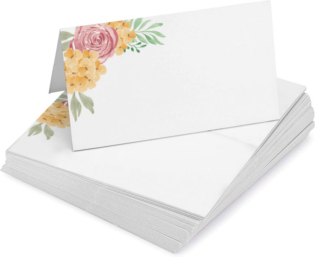 Inkdotpot Упаковка из 24 печатных палаточных столиков, карточки с местами для сервировки стола на свадьбу, именные карточки для сопровождения свадьбы на День Благодарения