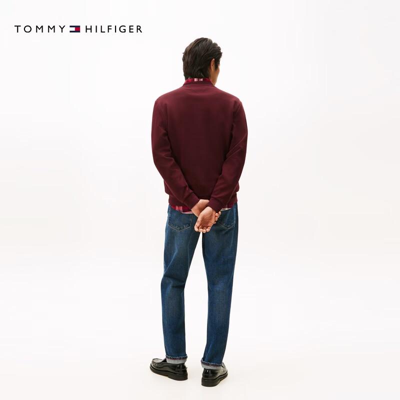 Tommy Hilfiger Мужская классическая двусторонняя толстовка с логотипом