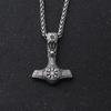 Thor Hammer Necklace Original Viking Stainless Steel Domineering Unisex Pendant Boyfriend Gift