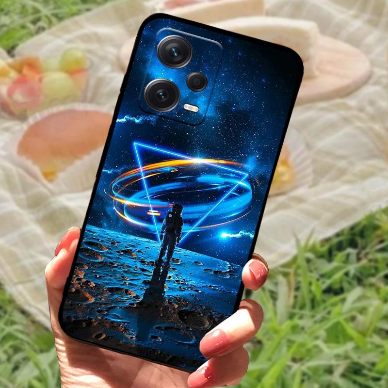 Чехол для Xiaomi Redmi Note 12 Pro 5G, Мягкий силикон, Ударопрочный ТПУ, Funda для Redmi Note 12 Pro 5G NFC, Защитный Capa