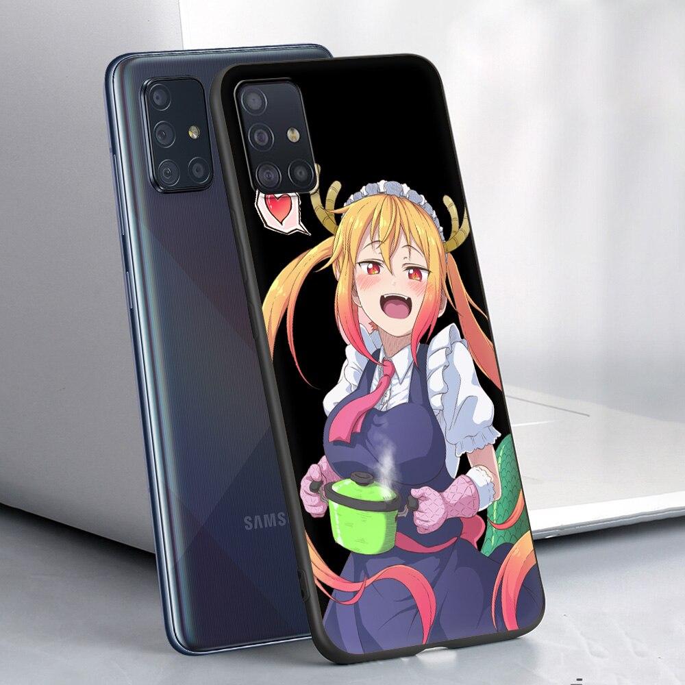 Чехол для телефона Miss Kobayashis Dragon Maid с аниме для Samsung Galaxy A51 A71 A21S A12 A11 A31 A52 A41 A32 5G A72 A02S, силиконовый чехол