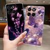 Phone Case For Motorola Moto G67 / Moto G77 Capa Coque Butterfly Bow Protective Casing Transparent Soft Silicone TPU Cover Funda
