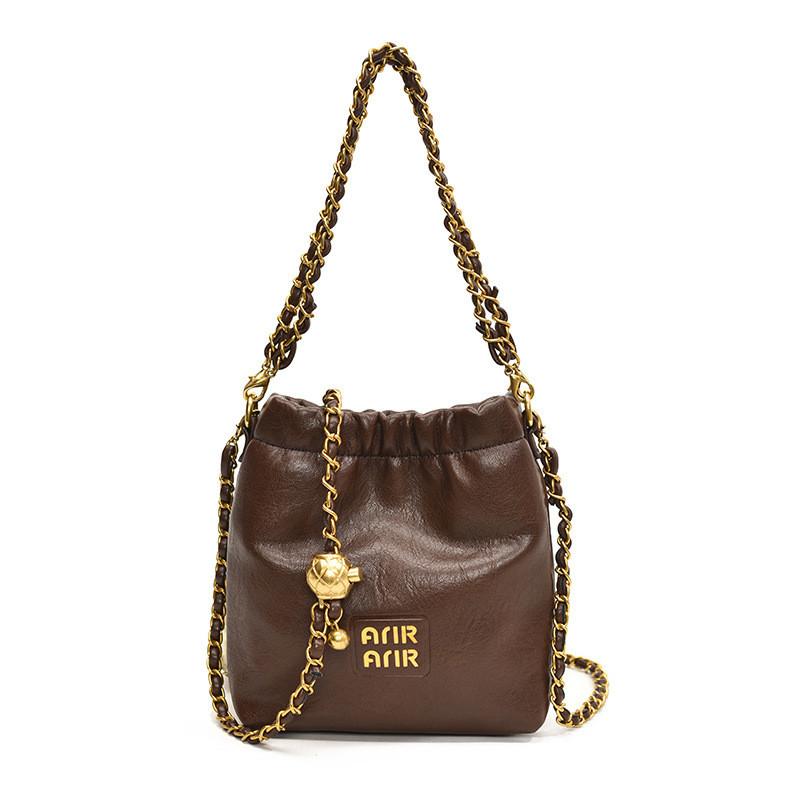 Korean Contemporary Style Children Bucket Bag Crafted From Breathable Durable Pu