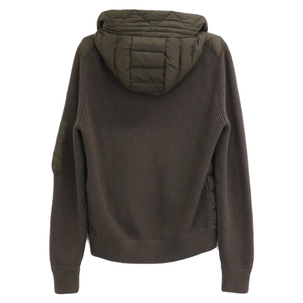 Moncler Excellent Condition MAGLIONE TRICOT CARDIGAN Knitted Down Jacket Jacket M khakiUsed