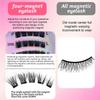 Suction Magnetic False Eyelash Set Fixed Position Magnetic Lashes Kit