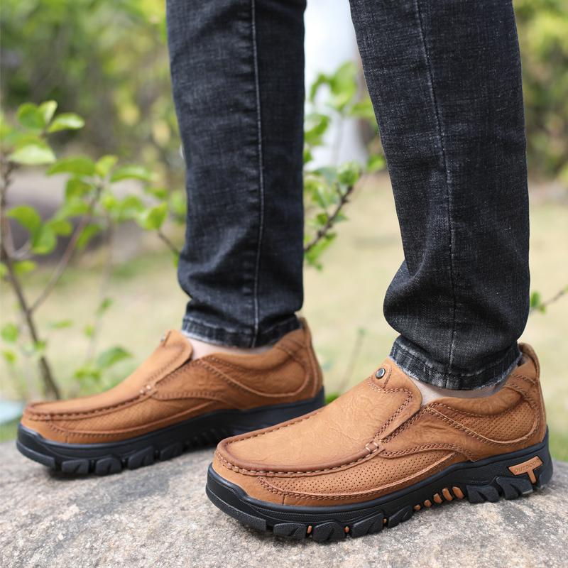 Кожаная обувь Baotou Shoes Мужская обувь Повседневная обувь Уличная обувь Спортивная повседневная обувь