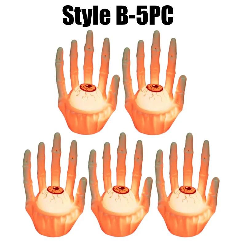 Жуткая атмосфера декор Хэллоуин тыквенный светильник рука призрака свет новый реквизит жуткая обстановка решение для украшения вечеринки