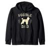 Poodle Gift for Men Poodle Dog Dad Gift for Poodle Lovers Zip Hoodie