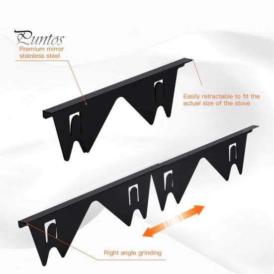 1/2/4 шт., нержавеющая сталь, заполнитель щелей для плиты, термостойкая кухонная духовка, защитная планка для боковой стенки, комплект для отделки плиты, легкоочищаемая универсальная защита от проливания плиты