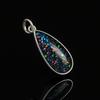 AA++ Certified 16 Ct Natural Black Opal 925 Silver Pendant Jewelry For You