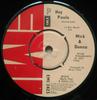 7-дюймовая пластинка MICK DONNA Hey Paula The Only One For Me EMI2423 EMI 1976 UK Поп Б/у
