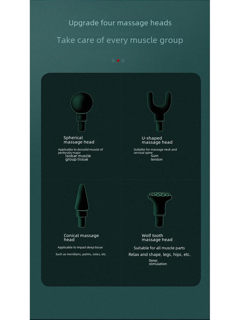 Мини ЖК-портативный массажер для мышц для здоровья и фитнеса