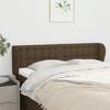 VidaXL Headboard with Ears Dark Brown 147x23x78-88 Cm Fabric3117579
