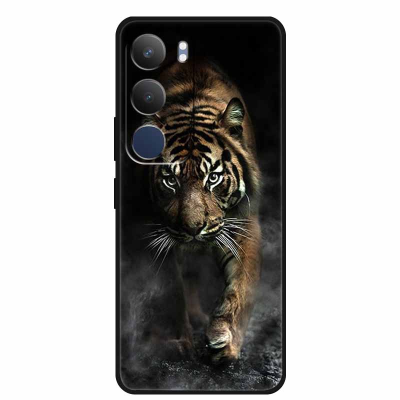 Чехол для Vivo Y19s 4G Y 19s 6.68" Мягкий силиконовый ТПУ чехол для телефона для Vivo Y19s Pro 4G Мультяшное животное Ударопрочный чехол Y19 s Pro 4G