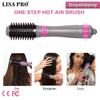 Surker 5-in-1 Hair Dryer Heated Straightening Brush Curling Iron Brush Multifunctional Hair Styler Product Hair Beauty Tool