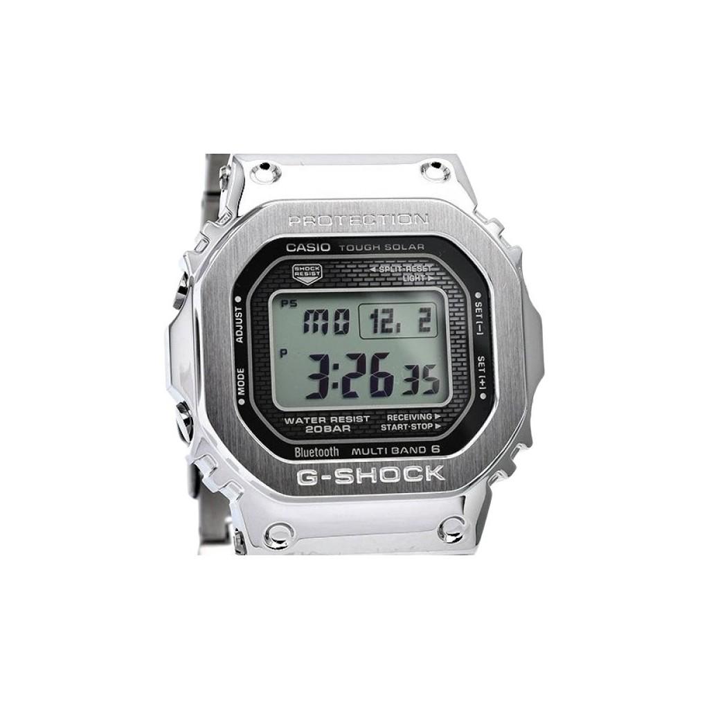 Casio G-Shock Digital Smartphone Link Полностью металлические прочные солнечные часы GMW-B5000D-1 200M мужские часы