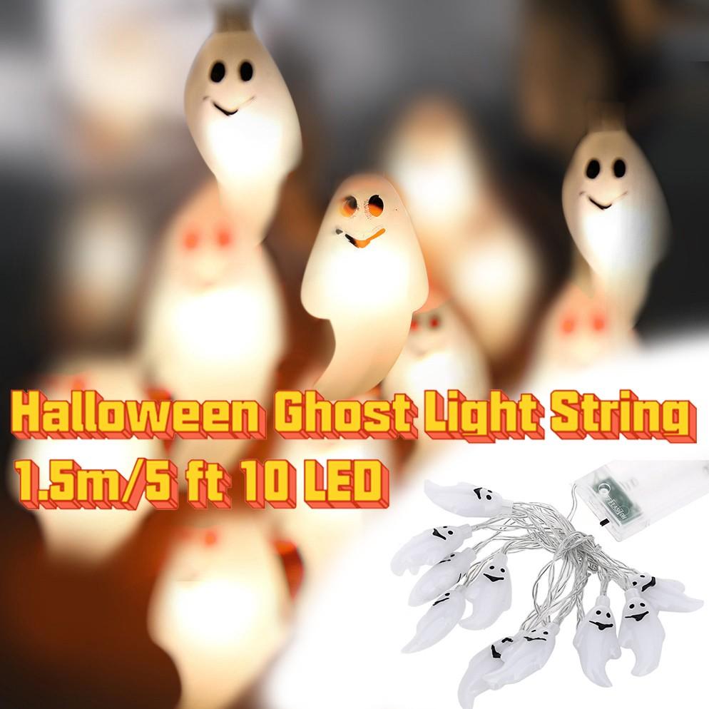 1.5M 10LED String Lights For Halloween Party Decor Halloween Light Yellow