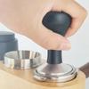 51/53/58mm Espresso Tampers Wood Handle Flat Base Coffee Distributor Tampers Powder Filler Portafilters Barista Coffee Tools