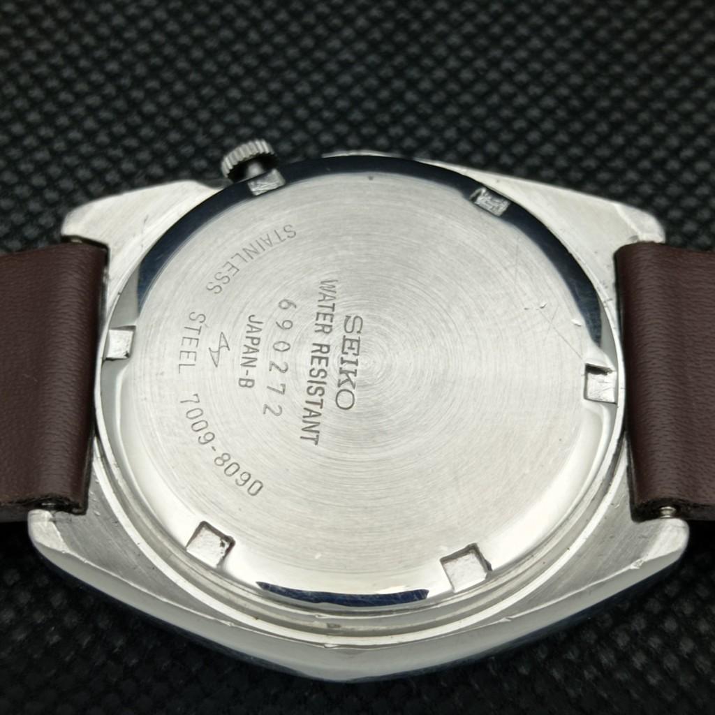 Б/У винтажные часы SEIKO 5 AUTOMATIC 7009A JAPAN MENS DAY/DATE RED 601-a313483-6 lot601-a313483