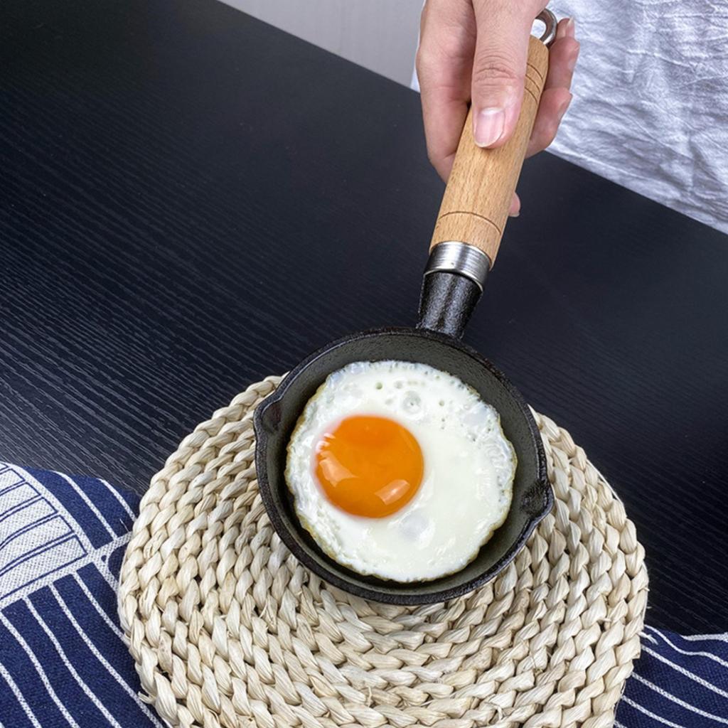 Чугунная сковорода для соусов и кастрюля для поливания Чугунные маленькие кастрюли для соусов для гриля, плавления, приготовления пищи в кемпинге и на плите Кастрюля для растопки масла