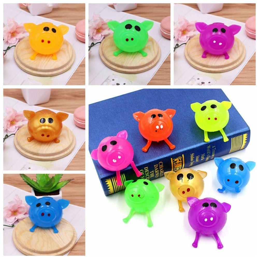 Игрушка для вентиляции Jello Pig Fidget Toy Sticky Pig Jello Pig Vent Toy Pig Water Ball Toys Gift Birthday