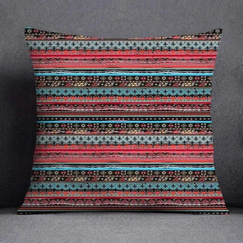 Mandala Retro Pattern Home Decoration Pillowcase Square Office Cushion Cover