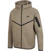Мужская спортивная толстовка с капюшоном на молнии Tech Fleece Светло-зеленый (армейский) HV0950-320
