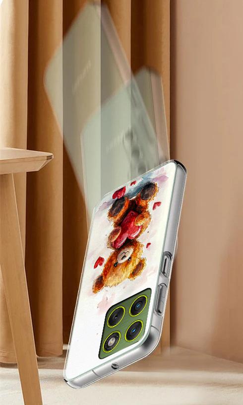Etui Do Motorola Edge 70 Obudowa Foto Case Plecki Grafika Miś + Szkło